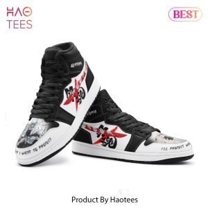 [AVAILABLE] I’ll Protect What I Want to Gintama Air Jordan High Top Sneaker POD Design