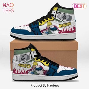 [AVAILABLE] Naruto Minato Namikaze Jordan High Top Sneakers Anime Shoes For Fans All Over Printed