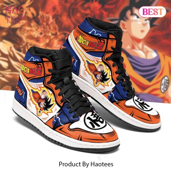 [AVAILABLE] Son Goku Dragon Ball Z Jordan High Top Sneakers Custom Anime Shoes For Fans All Over Printed