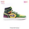 THE BEST Anime Dragon Ball Broly Air Jordan High Top Sneaker POD Design