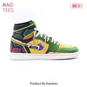 [AVAILABLE] TMNT Donatello Teenage Mutant Ninja Turtles Air Jordan High Top Sneaker POD Design – YH51
