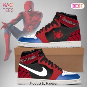 [BEST] Marvel Tom Holland Spiderman Air Jordan High Top Sneaker All Over Printed