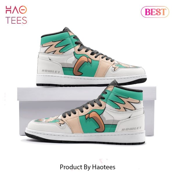 [BEST] Rowlet Pokemon Air Jordan High Top Sneaker POD Design