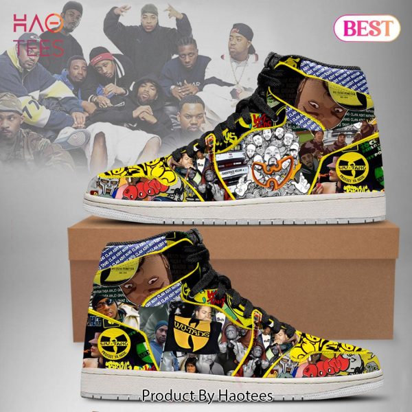 [BEST] Wu Tang Clan Air Jordan High Top Sneakers All Over Printed