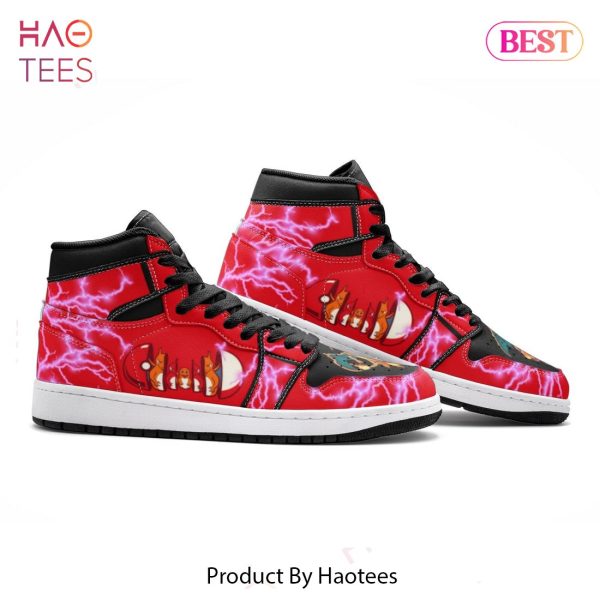 [LUXURY] Charmander Evolution Pokemon Air Jordan High Top Sneaker POD Design