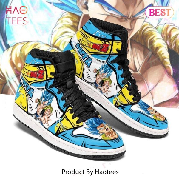 [LUXURY] Gogeta Dragon Ball Z Jordan High Top Sneakers Custom Anime Shoes For Fans POD Design