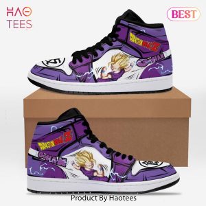 [LUXURY] Gohan Dragon Ball Z Jordan High Top Sneakers Custom Anime Shoes For Fans Limited Edition