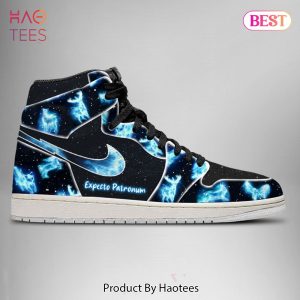 [LUXURY] Harry Potter Expecto Patronum Air Jordan High Top Sneakers All Over Printed