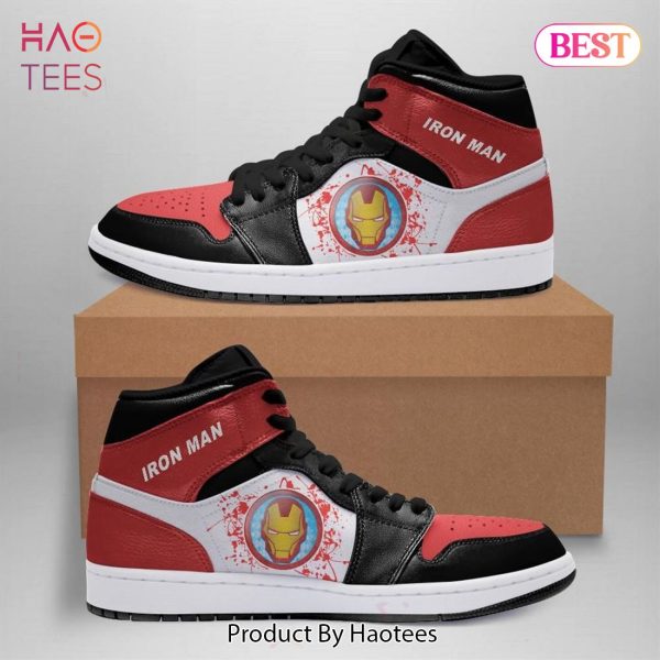 [LUXURY] Marvel Iron Man Air Jordan High Top Sneaker All Over Printed