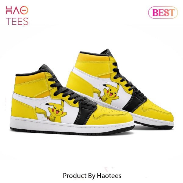[LUXURY] Pikachu Pokemon Air Jordan High Top Sneaker POD Design