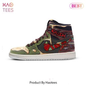 [LUXURY] TMNT Ralph Teenage Mutant Ninja Turtles Air Jordan High Top Sneaker All Over Printed