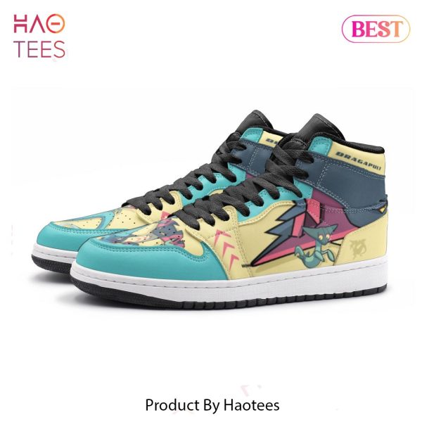 [SALE] Dragapult Pokemon Air Jordan High Top Sneaker POD Design