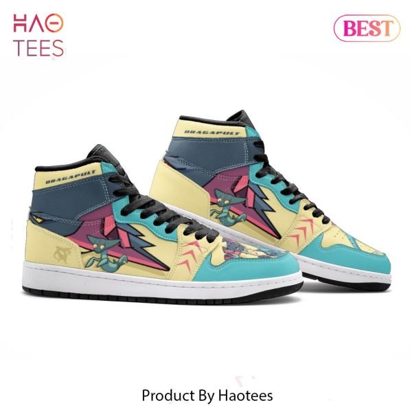 [SALE] Dragapult Pokemon Air Jordan High Top Sneaker POD Design