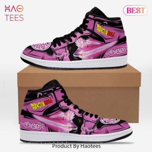 [SALE] Goku Black Rose Dragon Ball Z Jordan High Top Sneakers Custom Anime Shoes For Fans POD Design