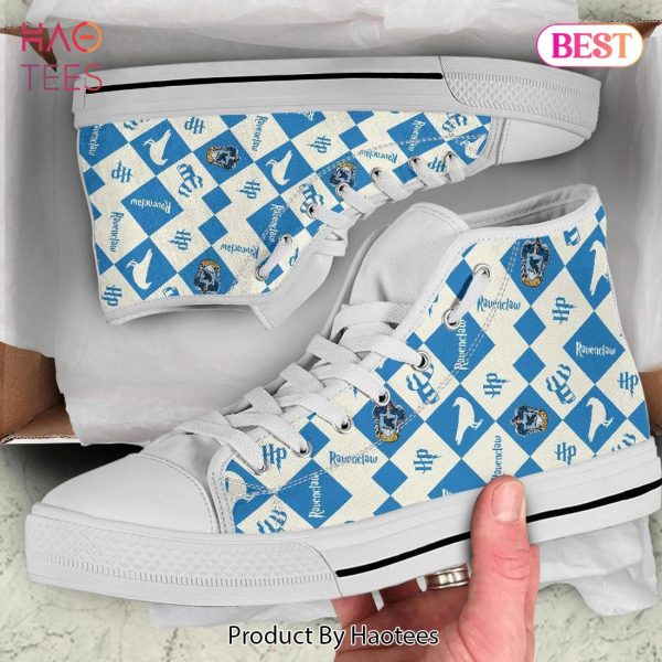 [SALE] Harry Potter Ravenclaw High Top Shoes POD Design