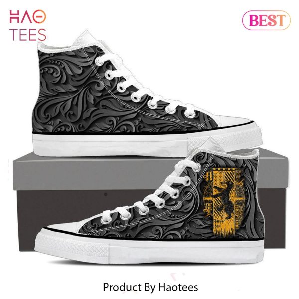 [SALE] Hufflepuff Harry Potter High Top Shoes POD Design