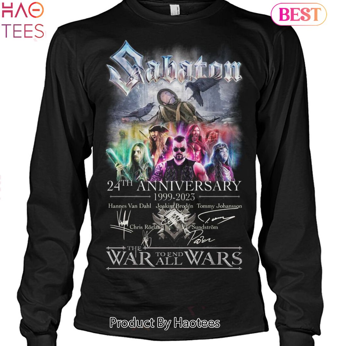 Sabaton 24th Anniversary 1999-2023 Unisex T-Shirt Sabaton 24th Anniversary 1999-2023 Unisex T-Shirt