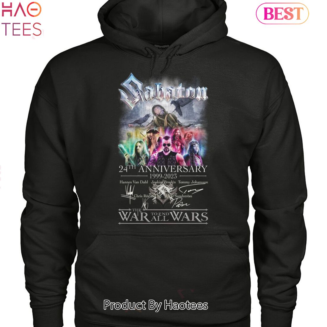 Sabaton 24th Anniversary 1999-2023 Unisex T-Shirt Sabaton 24th Anniversary 1999-2023 Unisex T-Shirt