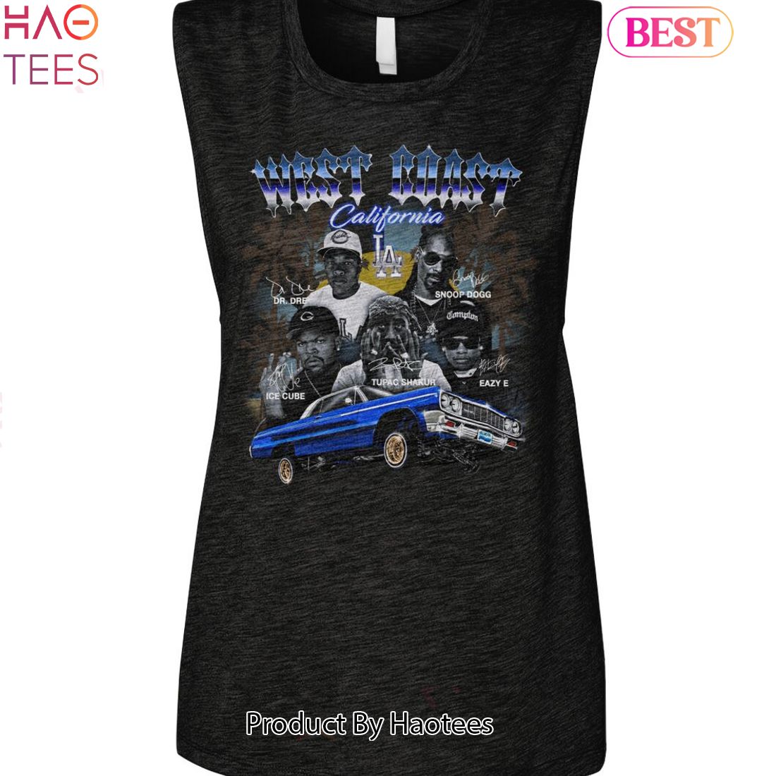 West Coast California Hip Hop Team Unisex T-Shirt West Coast California Hip Hop Team Unisex T-Shirt