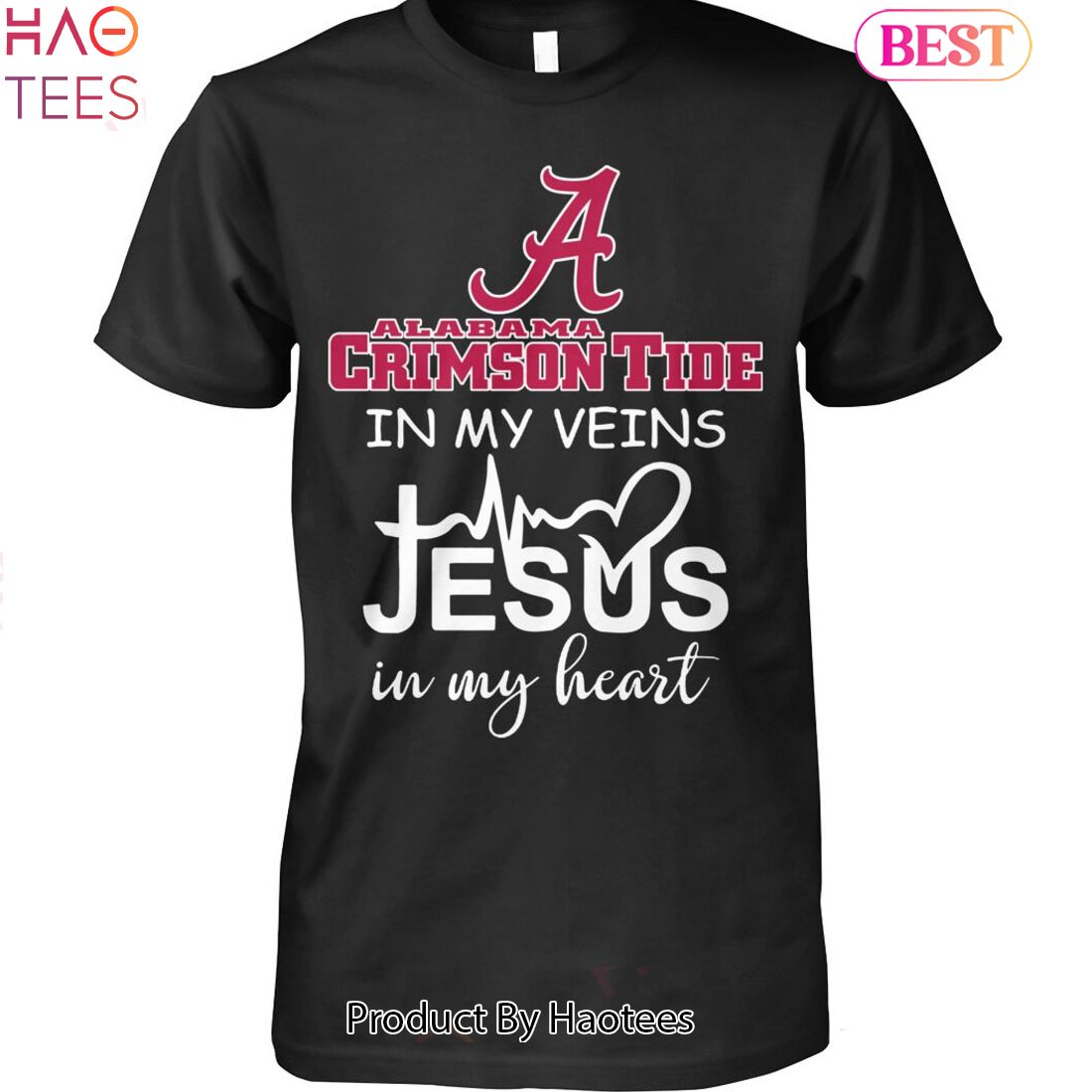 Alabama Crimson Tide In My Veins Unisex T-Shirt Alabama Crimson Tide In My Veins Unisex T-Shirt