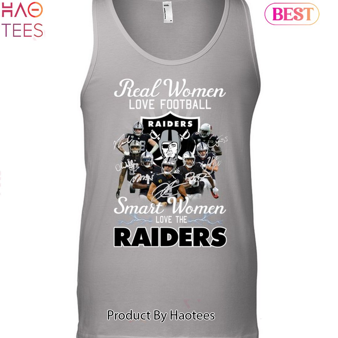 Real Women Love Football Smart Women Love The Las Vegas Raiders Players  2023 Signatures shirt, hoodie, sweater, long sleeve and tank top