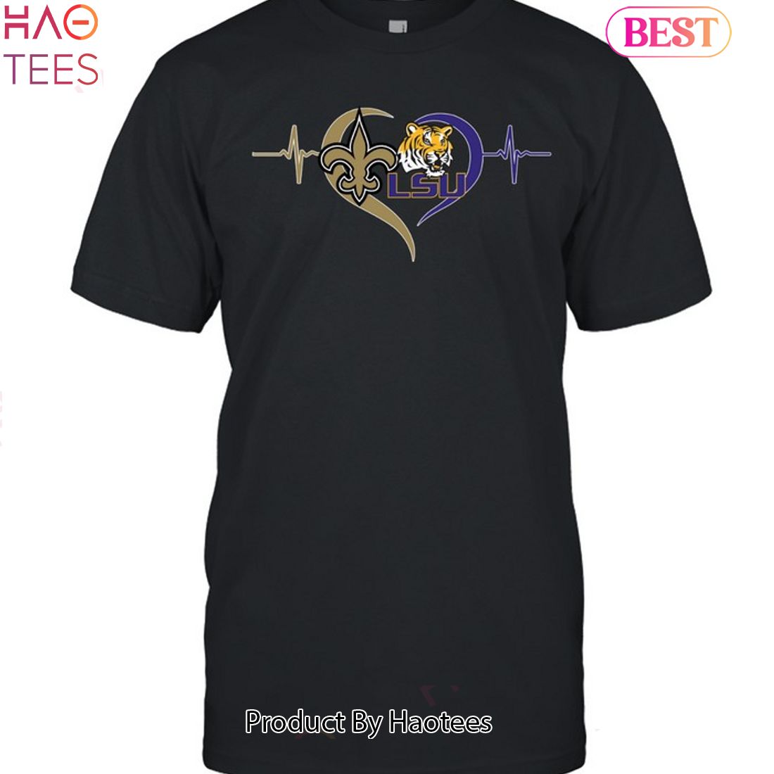 New Orleans Saints And LSU Tigers Unisex T-Shirt New Orleans Saints And LSU Tigers Unisex T-Shirt