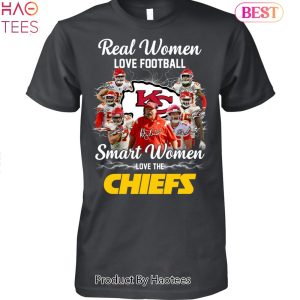 Real Women Love Football Smart Women Love The Kansas City Chiefs Champions Unisex T-Shirt