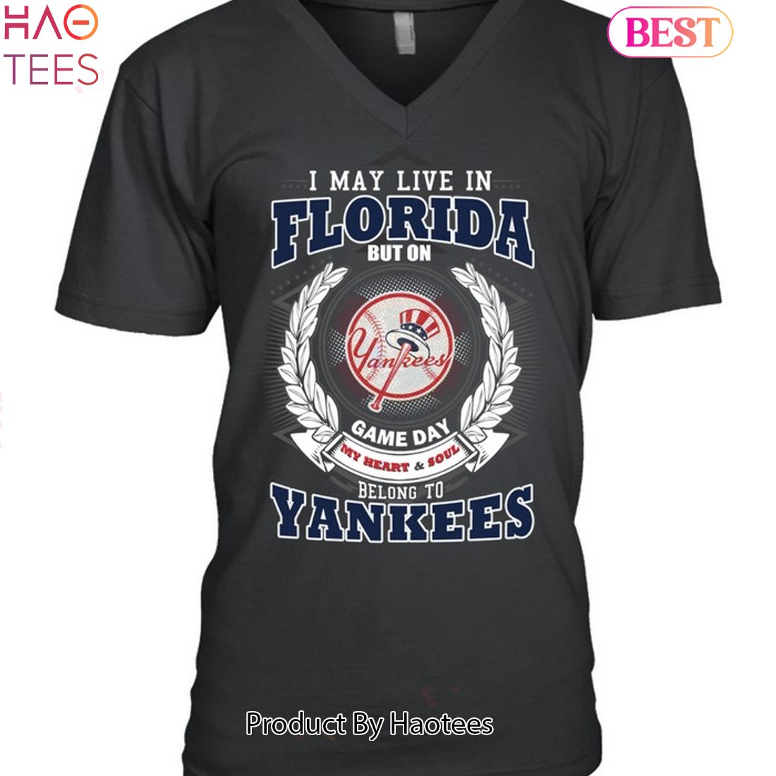 I May Live In Florida Be Long To Yankees Unisex T-Shirt I May Live In Florida Be Long To Yankees Unisex T-Shirt