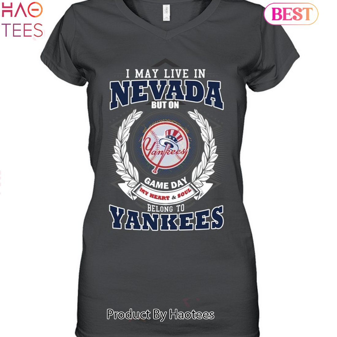 I May Live In Nevada Be Long To Yankees Unisex T-Shirt I May Live In Nevada Be Long To Yankees Unisex T-Shirt
