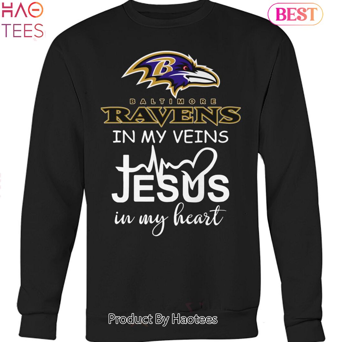 Baltimore Ravens In My Veins Unisex T-Shirt