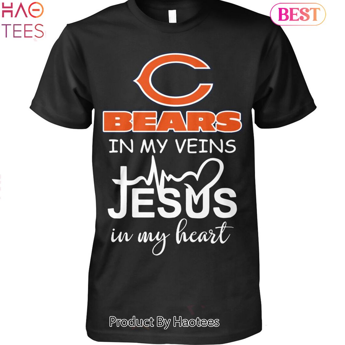 Chicago Bears In My Veins Unisex T-Shirt