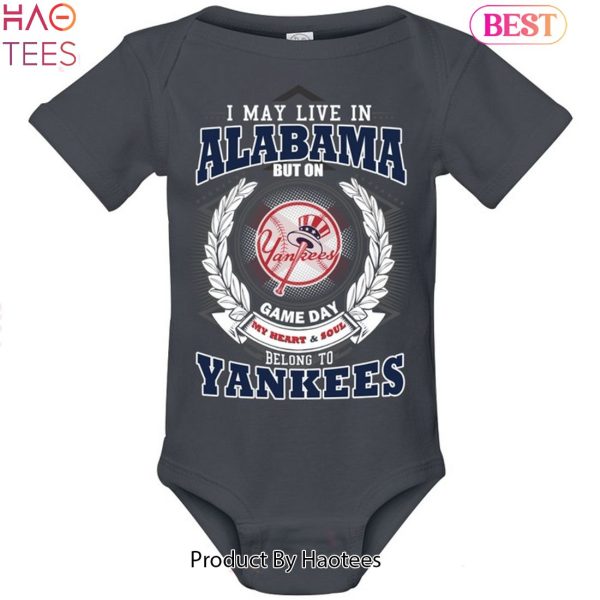 I May Live In Alabama Be Long To Yankees Unisex T-Shirt