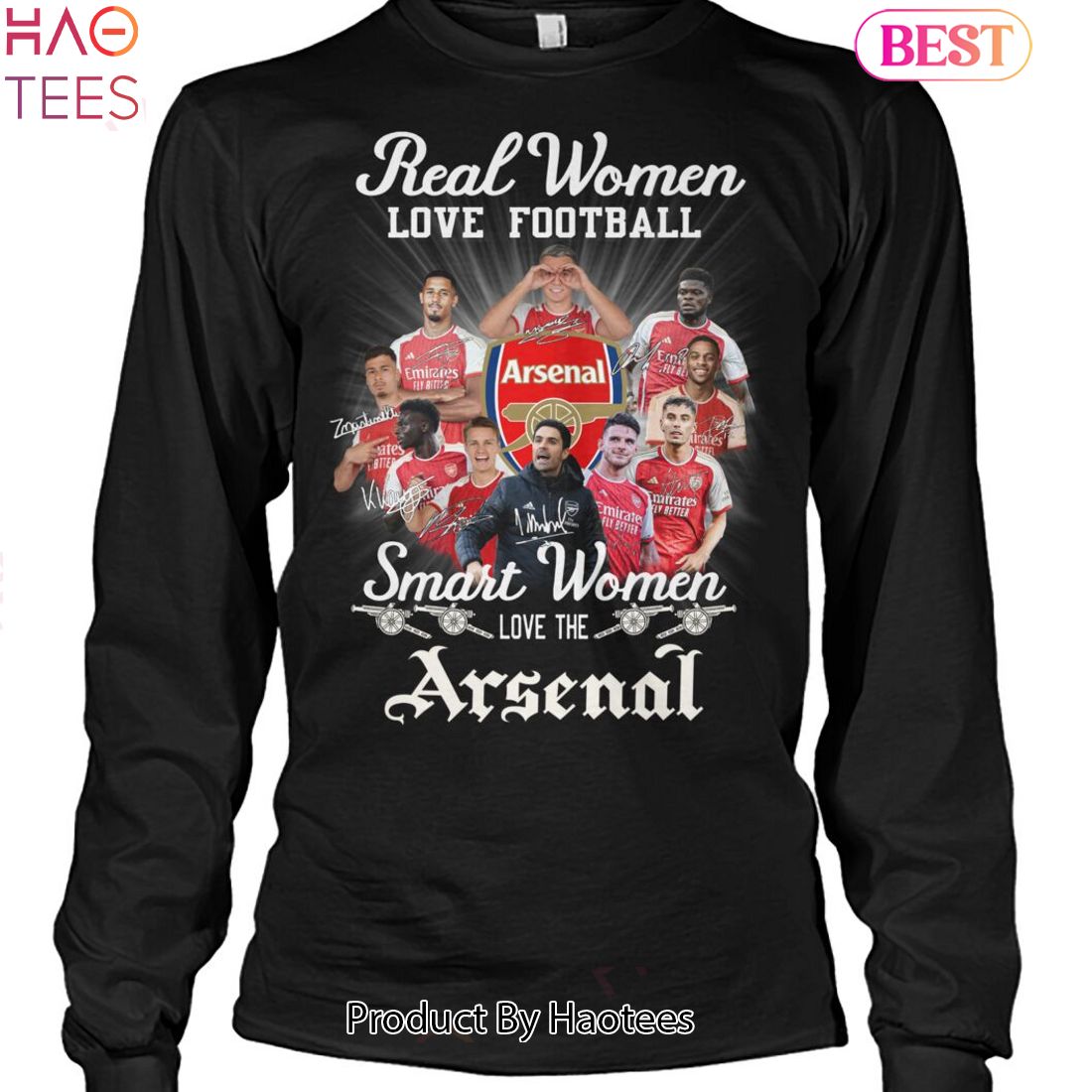 Real Women Love Football Smart Women Love The Arsenal 2023 Unisex T-Shirt Real Women Love Football Smart Women Love The Arsenal 2023 Unisex T-Shirt