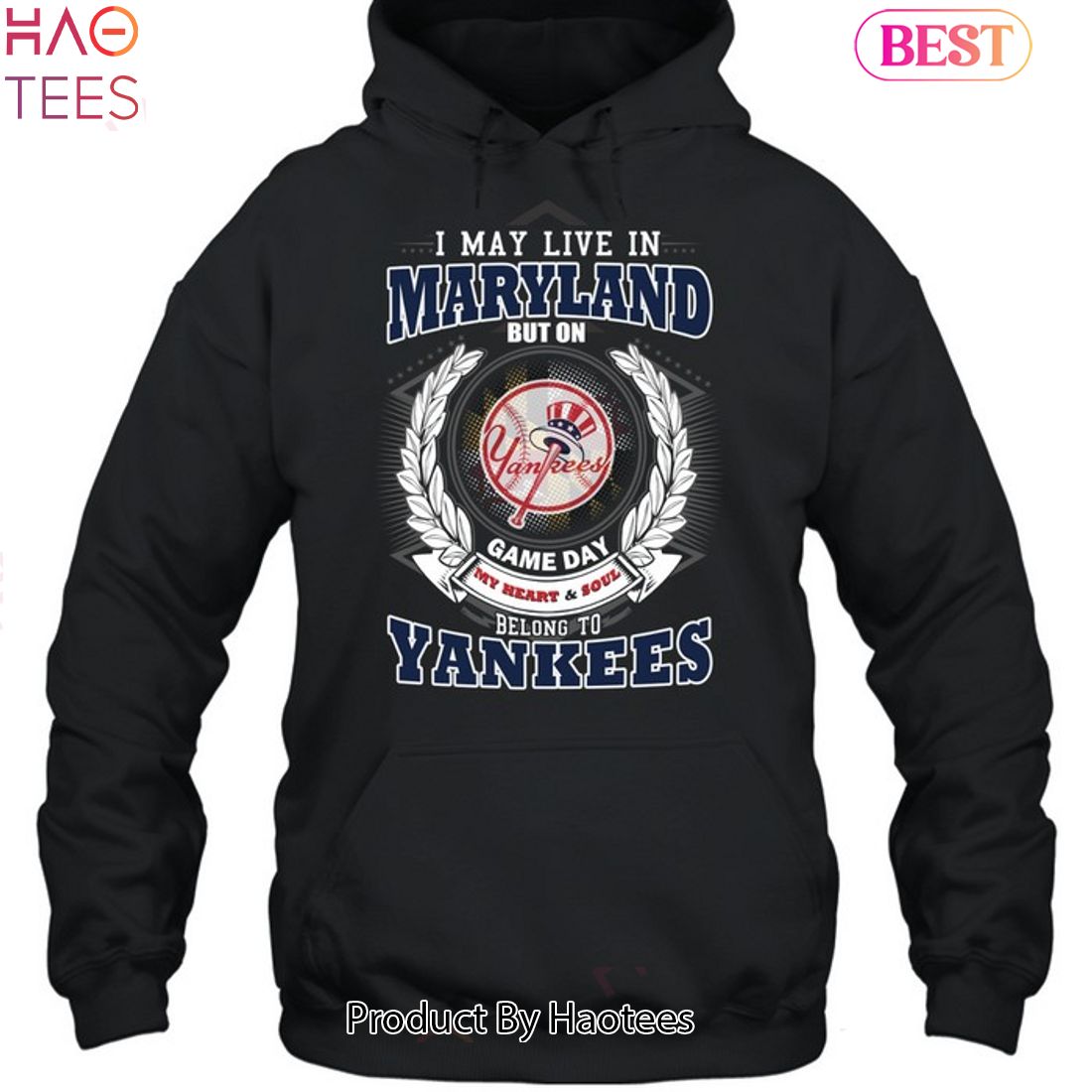 I May Live In Maryland Be Long To Yankees Unisex T-Shirt I May Live In Maryland Be Long To Yankees Unisex T-Shirt
