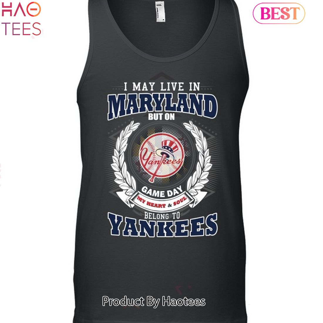 I May Live In Maryland Be Long To Yankees Unisex T-Shirt I May Live In Maryland Be Long To Yankees Unisex T-Shirt