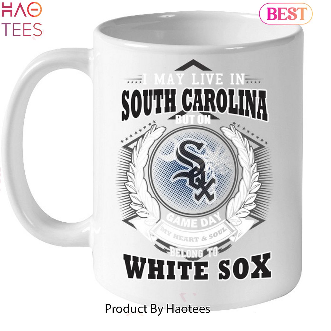 I May Live In South Carolina Be Long To Chicago White Sox Tee