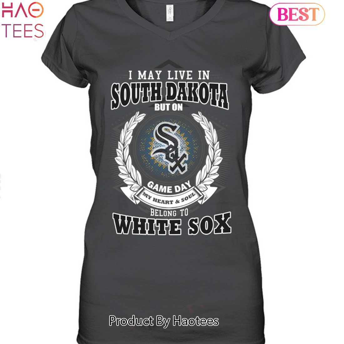 I May Live In South Dakota Be Long To Chicago White Sox Shirt