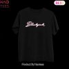NEW 7th Anniversary Blackpink Gothic Names Circle T-shirt NEW 7th Anniversary Blackpink Gothic Names Circle T-shirt