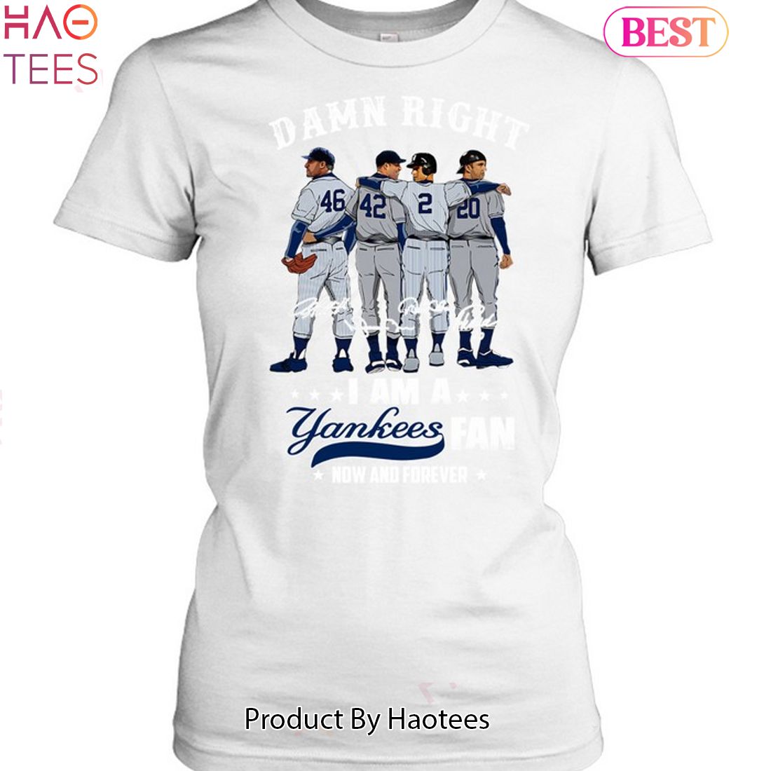 HOT Fashion 2023 Damn Right I Am A New York Yankees Fan Unisex T-Shirt HOT Fashion 2023 Damn Right I Am A New York Yankees Fan Unisex T-Shirt