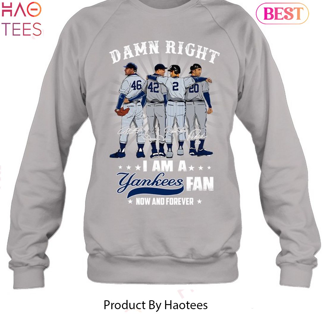 HOT Fashion 2023 Damn Right I Am A New York Yankees Fan Unisex T-Shirt HOT Fashion 2023 Damn Right I Am A New York Yankees Fan Unisex T-Shirt