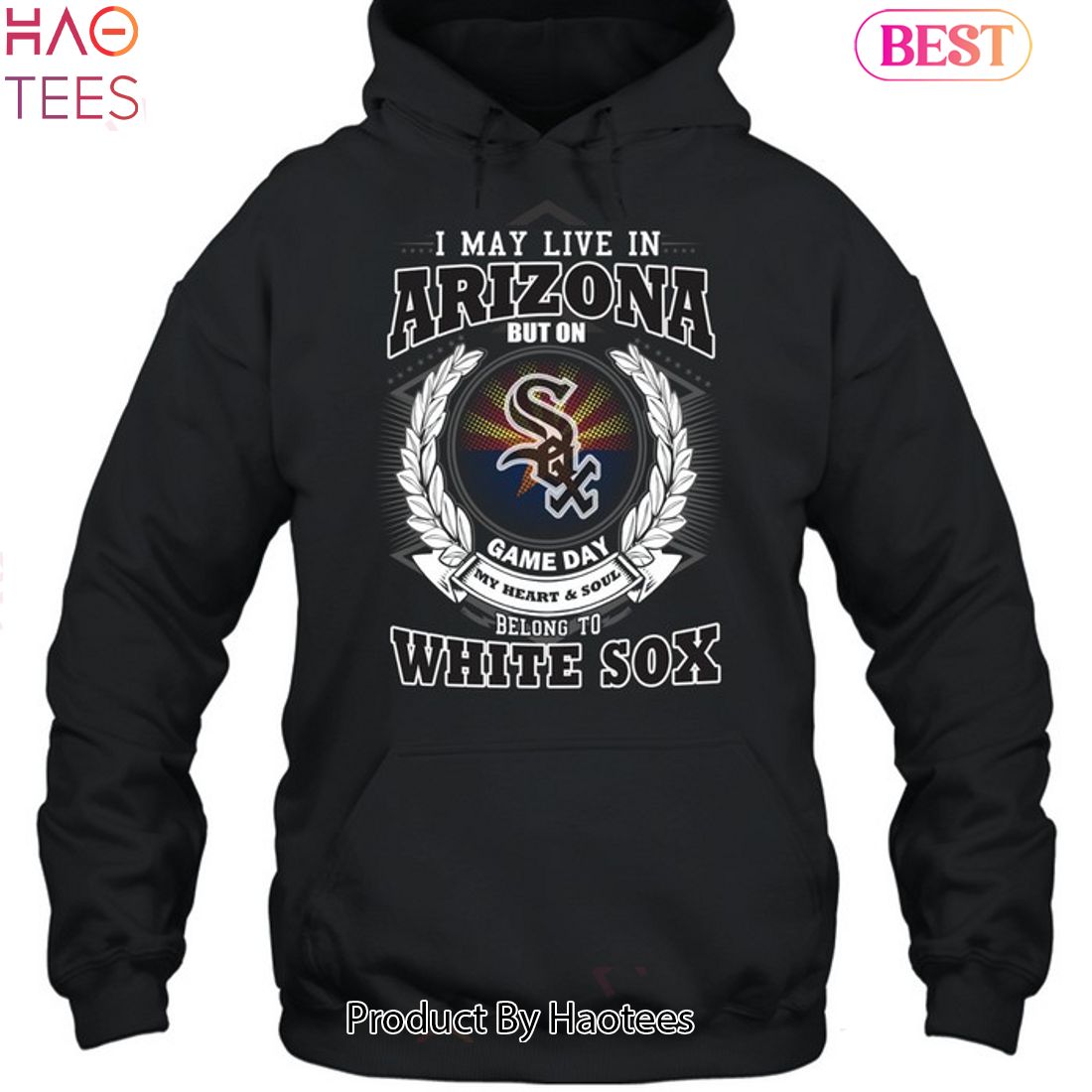 I May Live In Arizona Be Long To Chicago White Sox Unisex T-Shirt I May Live In Arizona Be Long To Chicago White Sox Unisex T-Shirt