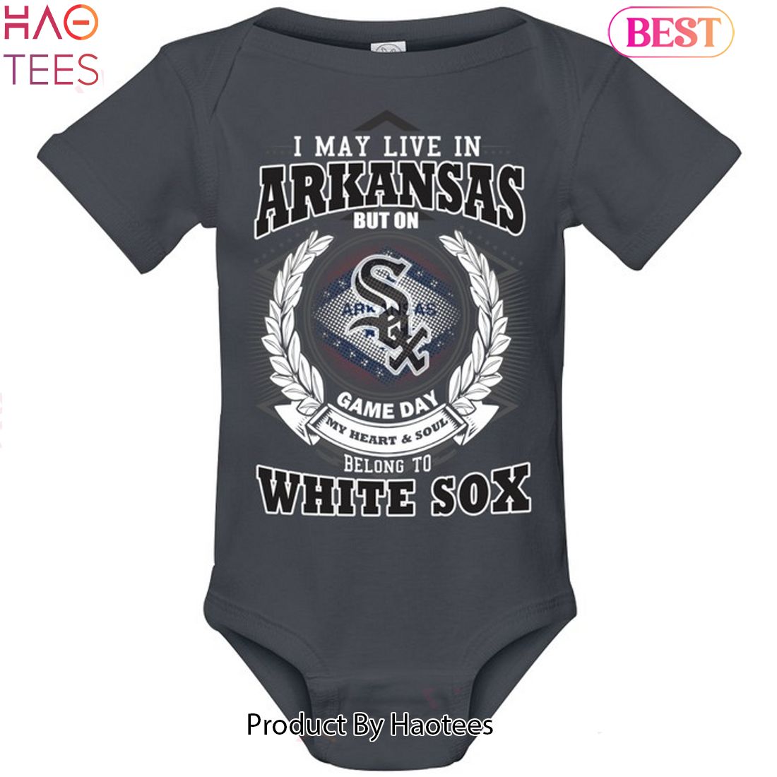 I May Live In Arkansas Be Long To Chicago White Sox Unisex T-Shirt I May Live In Arkansas Be Long To Chicago White Sox Unisex T-Shirt