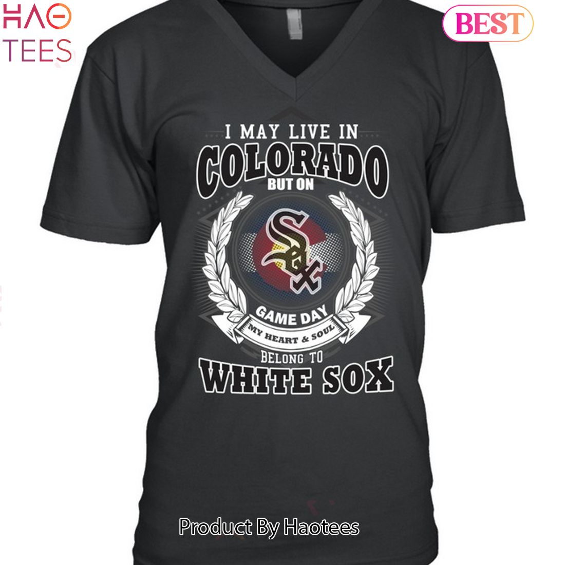 I May Live In Colorado Be Long To Chicago White Sox Unisex T-Shirt I May Live In Colorado Be Long To Chicago White Sox Unisex T-Shirt