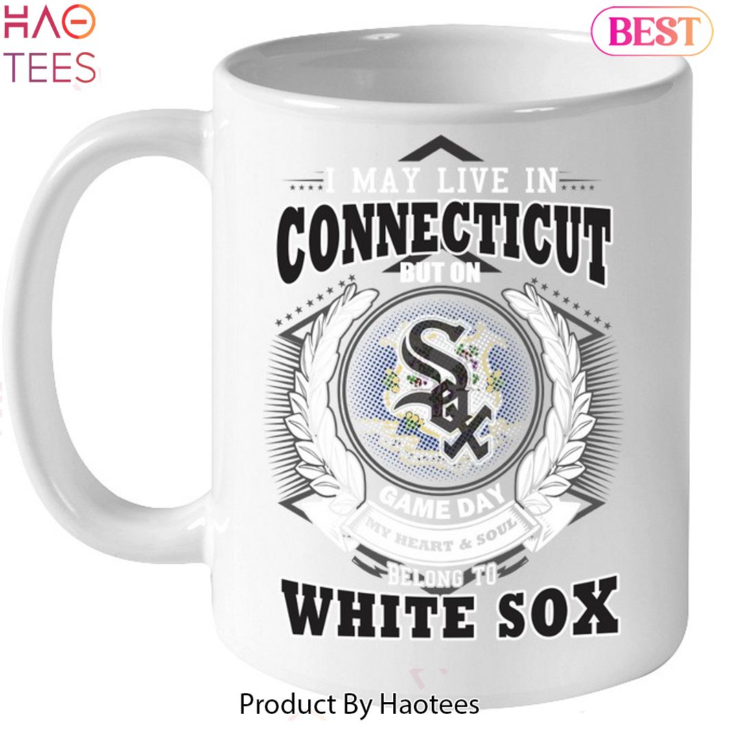 I May Live In Connecticut Be Long To Chicago White Sox Unisex T-Shirt I May Live In Connecticut Be Long To Chicago White Sox Unisex T-Shirt