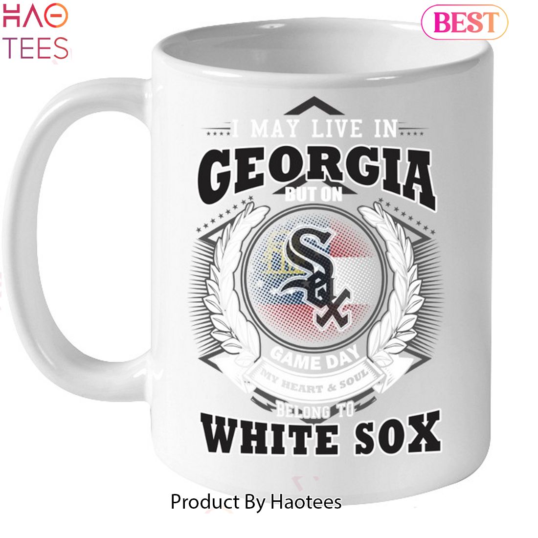 I May Live In Georgia Be Long To Chicago White Sox Unisex T-Shirt I May Live In Georgia Be Long To Chicago White Sox Unisex T-Shirt