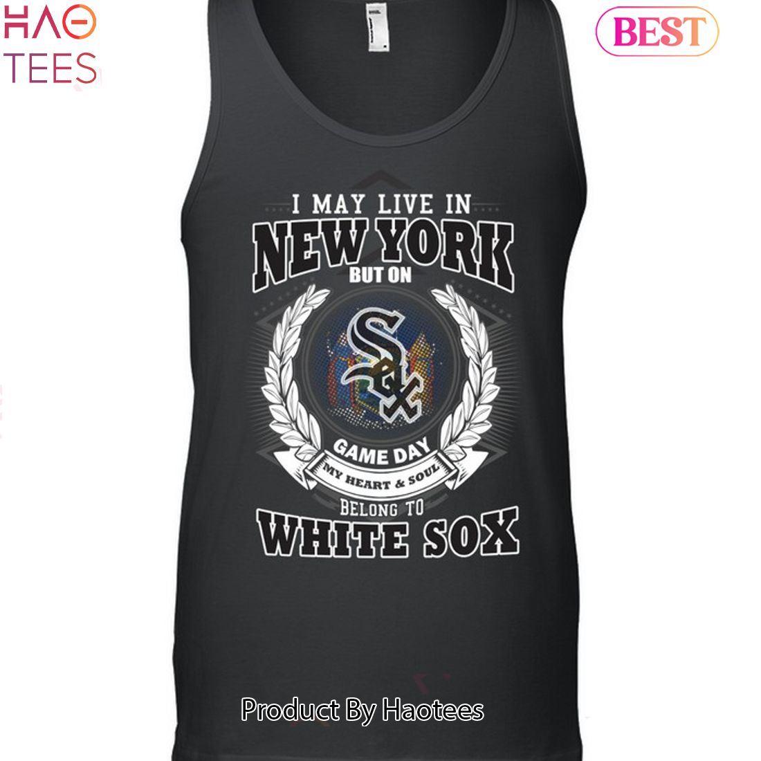I May Live In New York Be Long To Chicago White Sox Unisex T-Shirt I May Live In New York Be Long To Chicago White Sox Unisex T-Shirt
