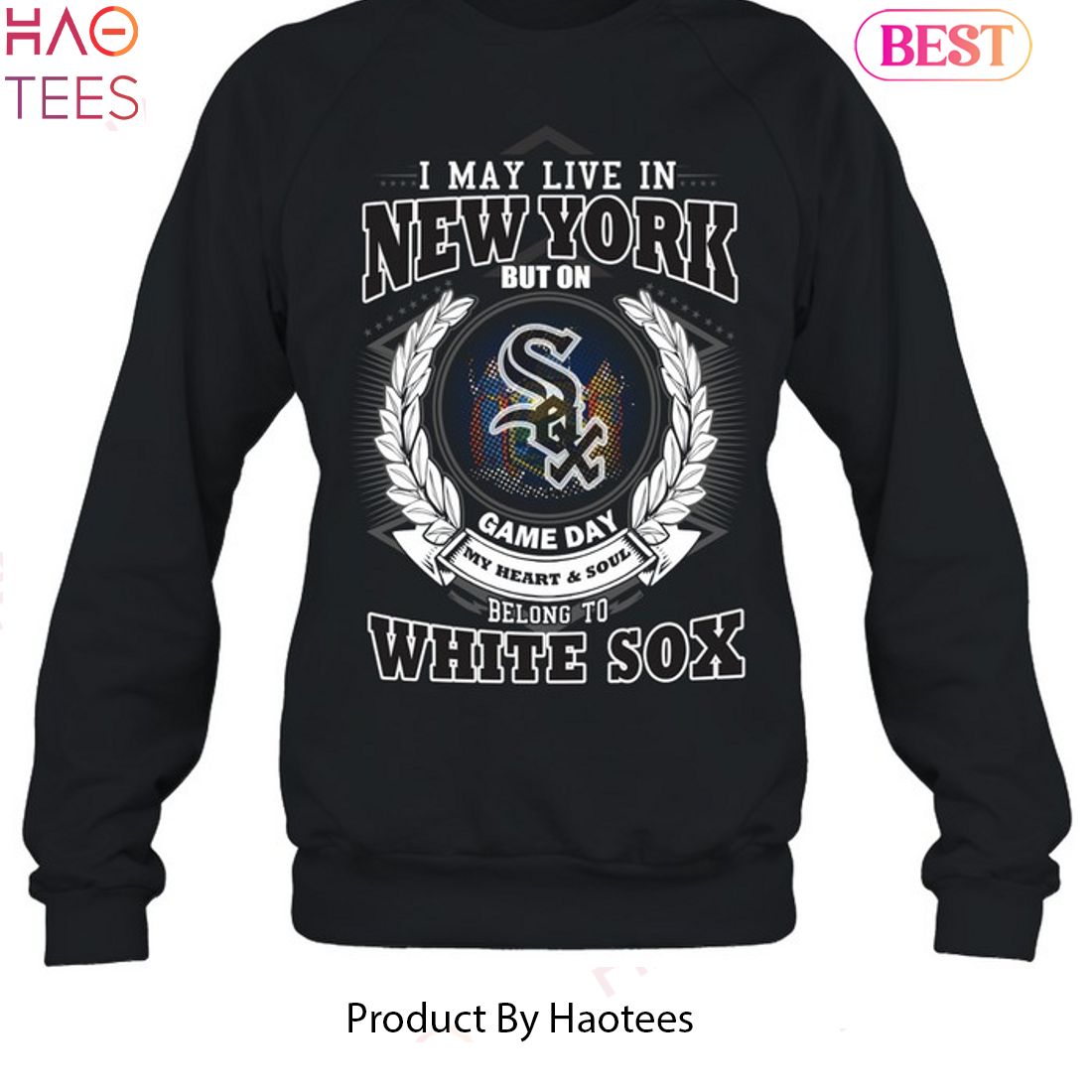 I May Live In New York Be Long To Chicago White Sox Unisex T-Shirt I May Live In New York Be Long To Chicago White Sox Unisex T-Shirt