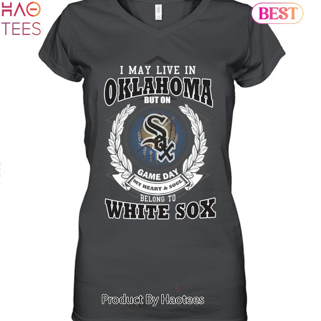 I May Live In Oklahoma Be Long To Chicago White Sox Unisex T-Shirt I May Live In Oklahoma Be Long To Chicago White Sox Unisex T-Shirt