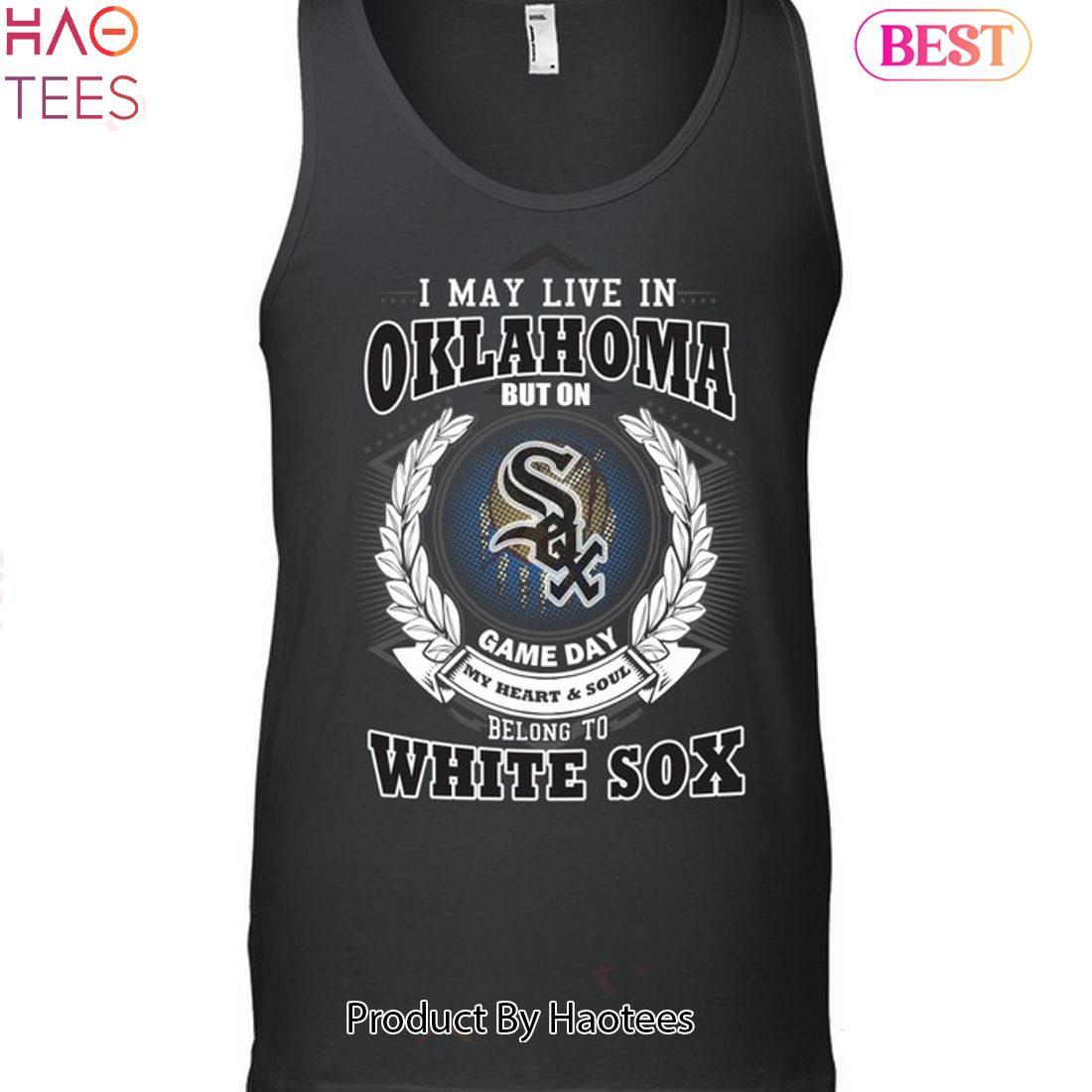 I May Live In Oklahoma Be Long To Chicago White Sox Unisex T-Shirt I May Live In Oklahoma Be Long To Chicago White Sox Unisex T-Shirt