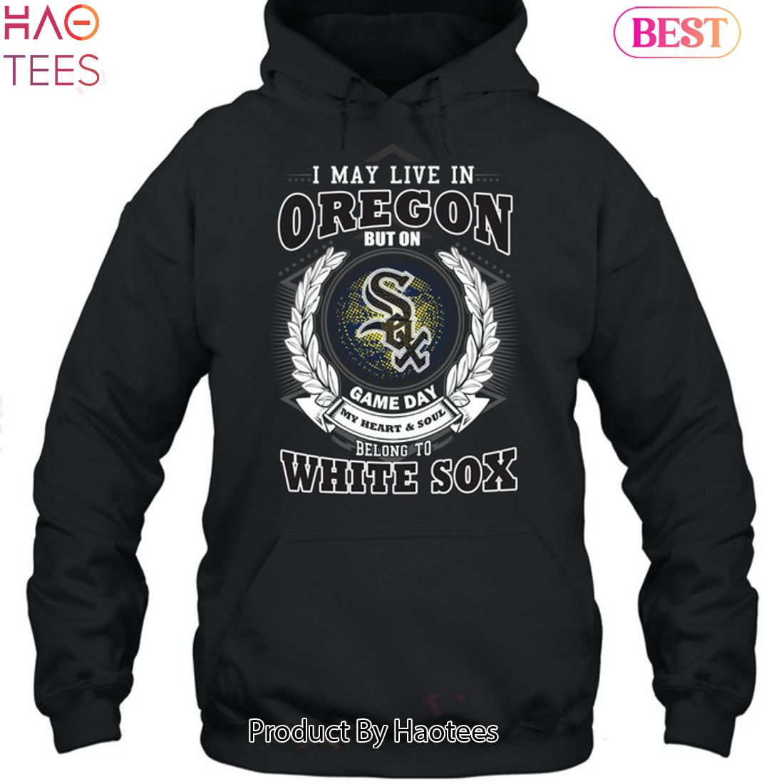 I May Live In Oregon Be Long To Chicago White Sox Tee Shirt - Yesweli